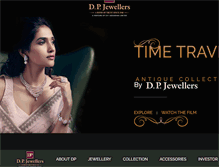 Tablet Screenshot of dpjewellers.com